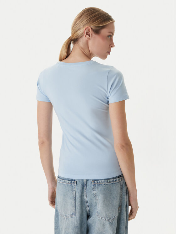 Guess Guess T-shirt W5RI52 J1314 Celeste Regular Fit