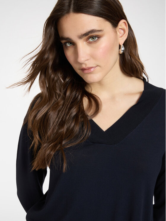 Elena Mirò Elena Mirò Sweter M556Z000697N034 Niebieski Boxy Fit