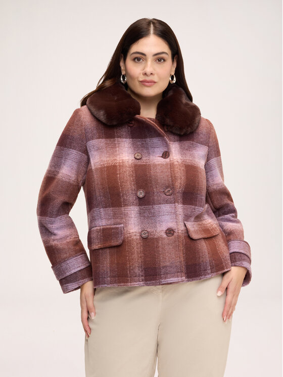 Fiorella Rubino Fiorella Rubino Cappotto invernale 8057T000405N0V2 Marrone Regular Fit