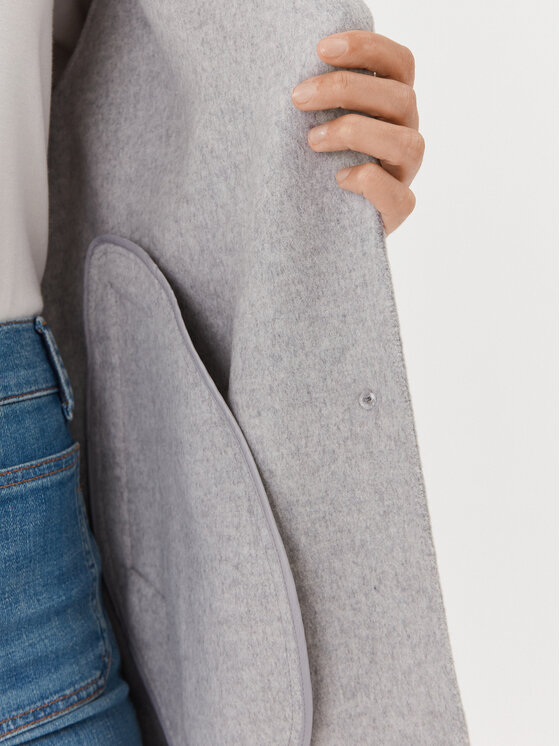 American Vintage American Vintage Вовняне пальто Dadoulove DADO17HCH23 Сірий Relaxed Fit