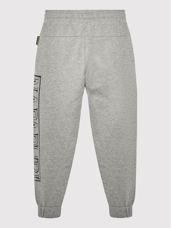 Napapijri Napapijri Долнище анцуг Maobab NP0A4FZ4 S Сив Regular Fit