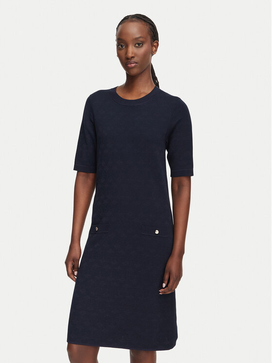 JOOP! Rochie tricotată 263Kn32Kulana 30103289 Bleumarin Slim Fit