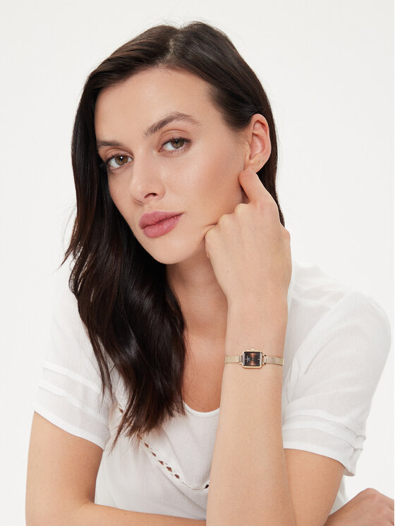 Daniel Wellington Daniel Wellington Uhr Quadro Mini Evergold Amber DW00100654 Goldfarben