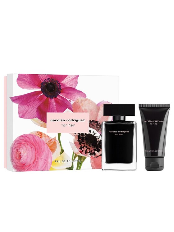 Zestaw zapachowy Narciso Rodriguez, For Her zestaw woda toaletowa spray 50ml + balsam do ciała 50ml