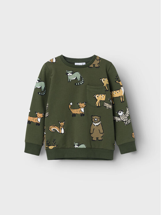 NAME IT NAME IT Sweatshirt 13221486 Grün Regular Fit