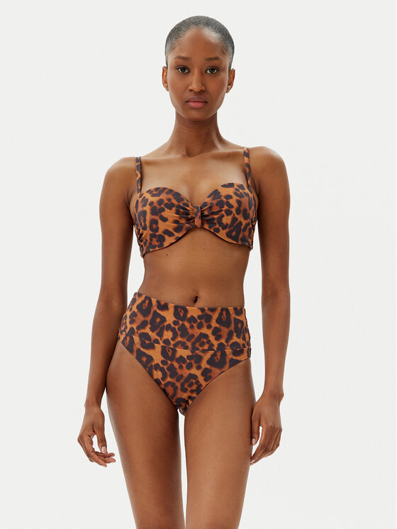 Chantelle Chantelle Spodnji del bikini Sauvage C17UC5 Rjava