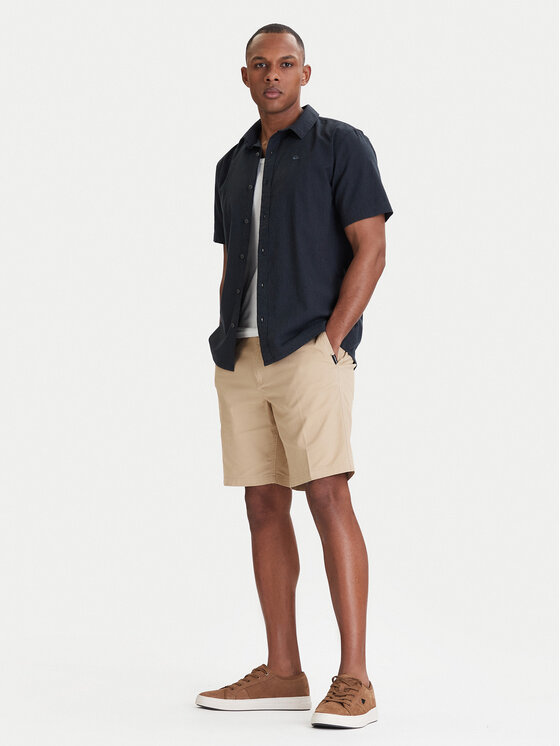 Quiksilver Quiksilver Szorty materiałowe EQYWS03890 Beżowy Regular Fit