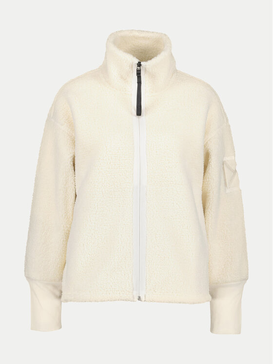Didriksons Didriksons Felpa di pile Mella 505446 Écru Relaxed Fit