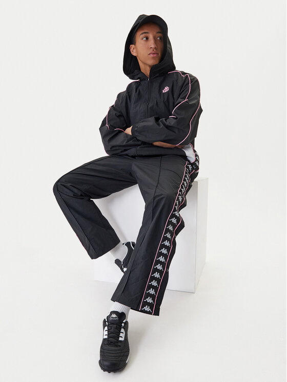 Kappa Kappa Dressipüksid 361W7JW Must Comfort Fit