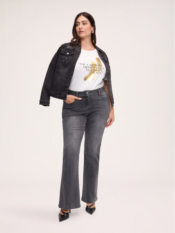 Fiorella Rubino Fiorella Rubino T-shirt G094L009592N011 Bianco Regular Fit