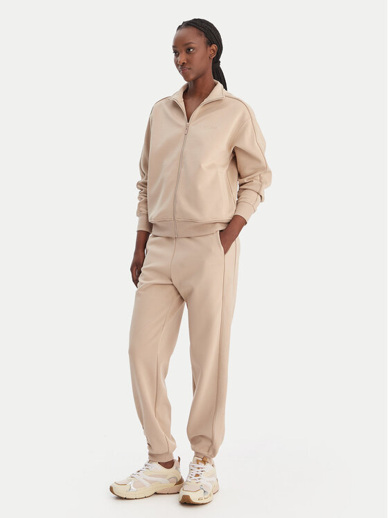 Guess Guess Μπλούζα V5BQ15 KCX22 Μπεζ Regular Fit