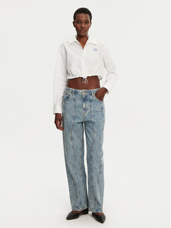 HUGO HUGO Džinsi Leni 50531726 Zils Loose Fit