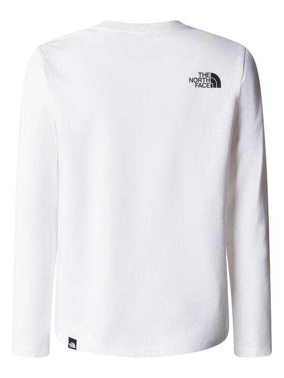The North Face The North Face Blúz Easy NF0A89J2 Fehér Regular Fit