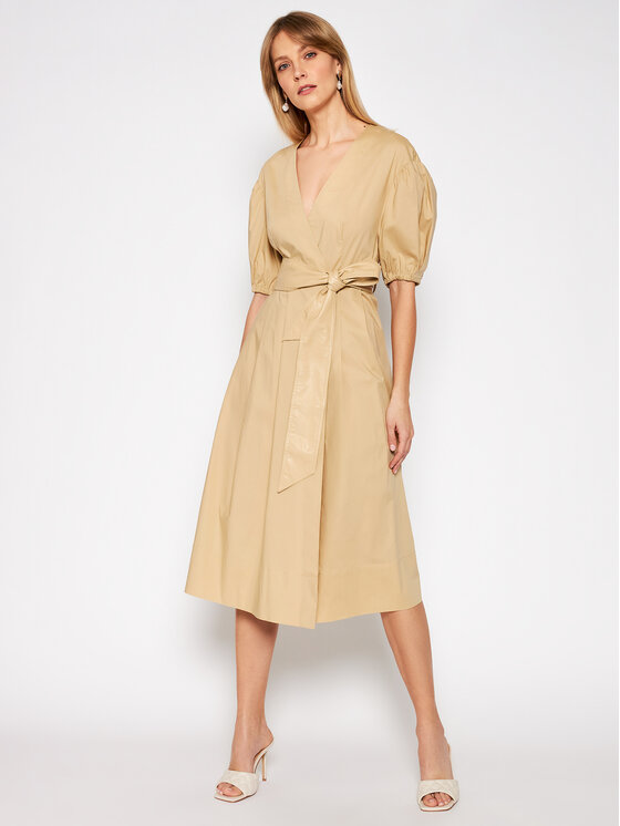 TWINSET TWINSET Φόρεμα καθημερινό 211TT2490 Καφέ Regular Fit
