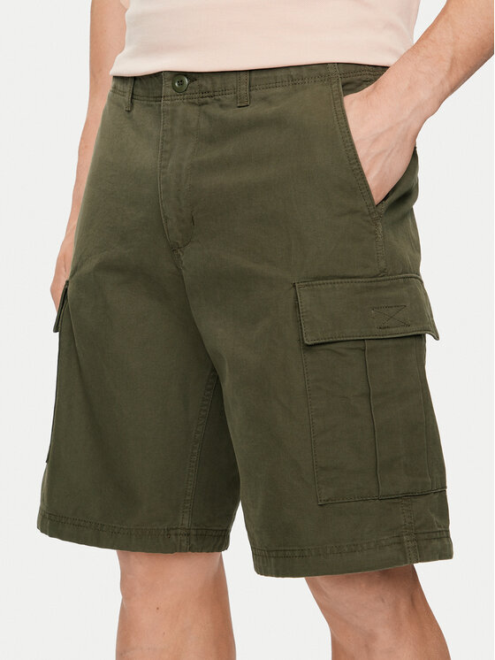 Jack&Jones Jack&Jones Šortky z materiálu Jpstcole 12248685 Khaki Regular Fit