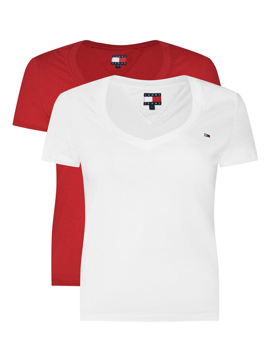 Tommy Jeans Tommy Jeans Póló szett DW0DW21367 Színes Slim Fit