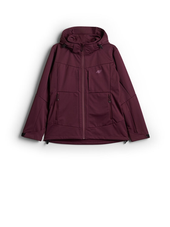 4F 4F Kurtka outdoor TACTICAL LINE Bordowy Regular Fit
