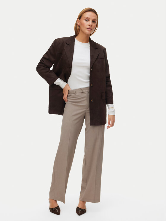 Vero Moda Vero Moda Παντελόνι υφασμάτινο Texas 10334103 Μπεζ Straight Fit