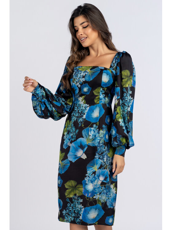 Salme Salme Sukienka codzienna Marina Granatowy Regular Fit