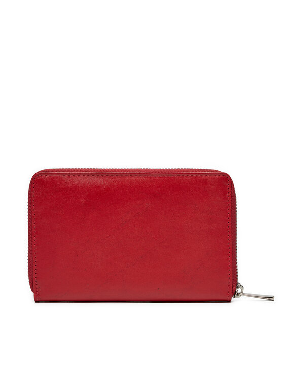 Semi Line Semi Line Portafoglio grande da donna P8271-2 Rosso