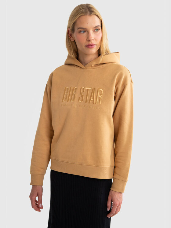 BIG STAR BIG STAR Bluza LARISSA_801_170 Brązowy Classic Fit