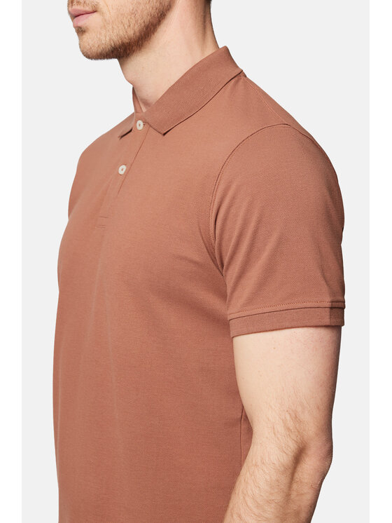 Lancerto Lancerto Polo Jakob PO073124000034 Beżowy Regular Fit
