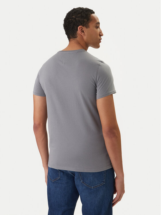 Tommy Jeans Tommy Jeans Tricou DM0DM04411 Gri Slim Fit