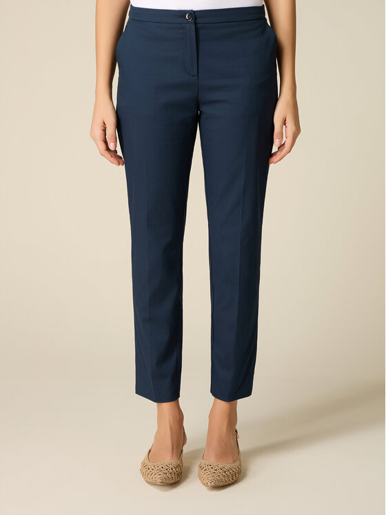 Oltre Oltre Pantaloni di tessuto P02CR009296N034 Blu Boy Fit