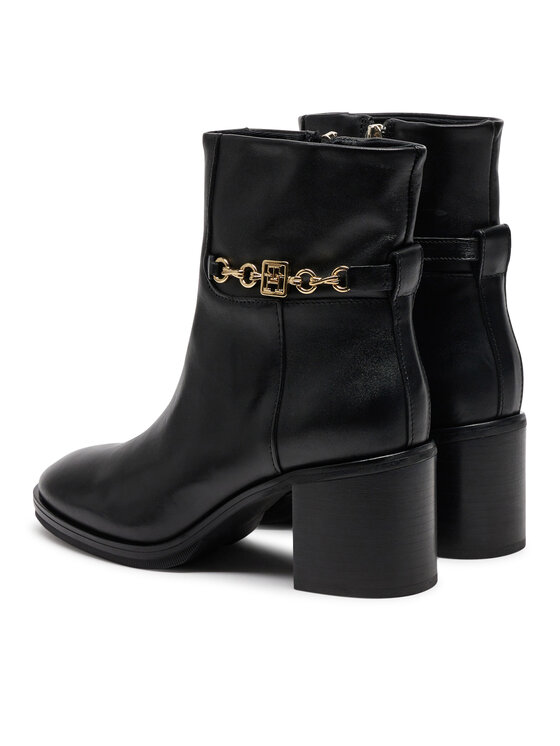 Tommy Hilfiger Tommy Hilfiger Īsie zābaki FW0FW08183 Melns