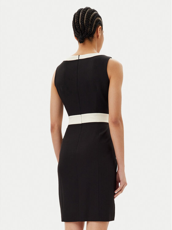 Artigli Artigli Sukienka koktajlowa ACAB000933 Czarny Regular Fit