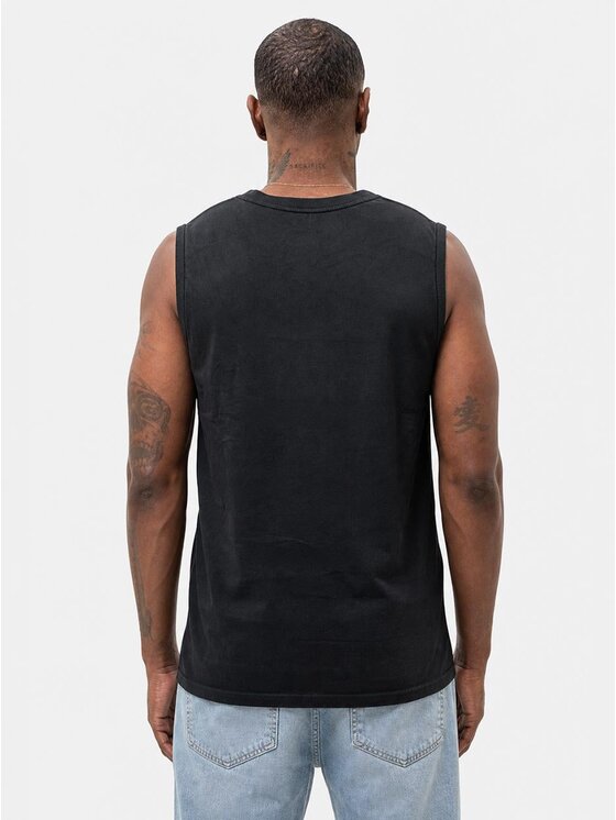 MyStars MyStars Tank top Klasyczna bez logo 132472 Czarny Regular Fit