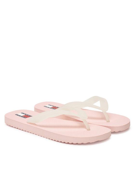Tommy Jeans Tommy Jeans Japonki Tjw Logo Flip Flop EN0EN02447 Różowy