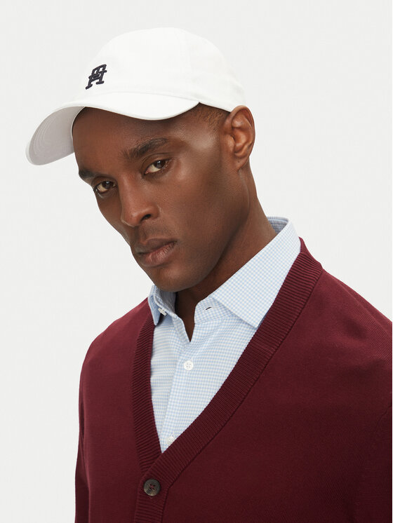 Șapcă Tommy Hilfiger Imd Color 6 Panel AM0AM13542 Alb