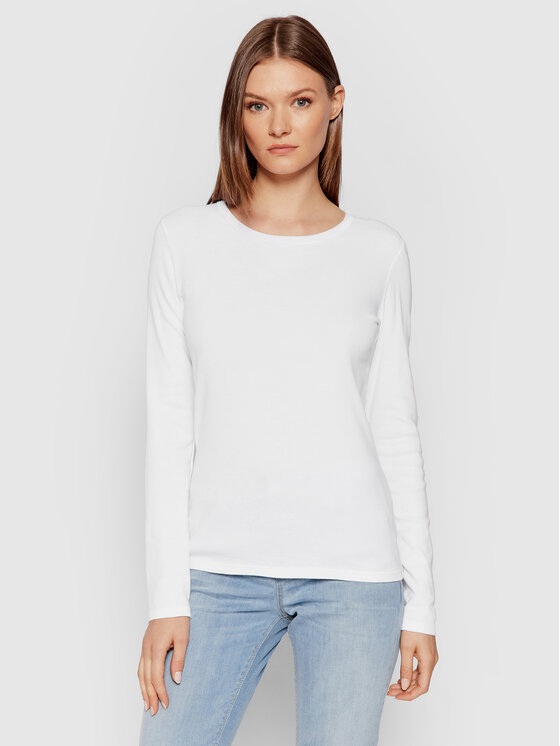 United Colors Of Benetton United Colors Of Benetton Bluză 3GA2E16F9 Alb Regular Fit