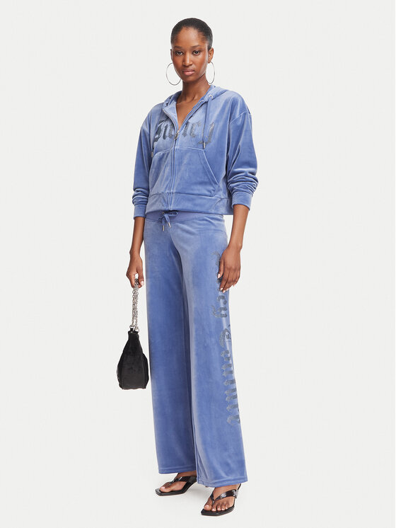 Juicy Couture Juicy Couture Džemperis Old Gothic JCWAS226333 Mėlyna Slim Fit