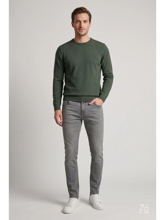 Cross Jeans Cross Jeans Jeansy E 185-265 Szary Slim Fit