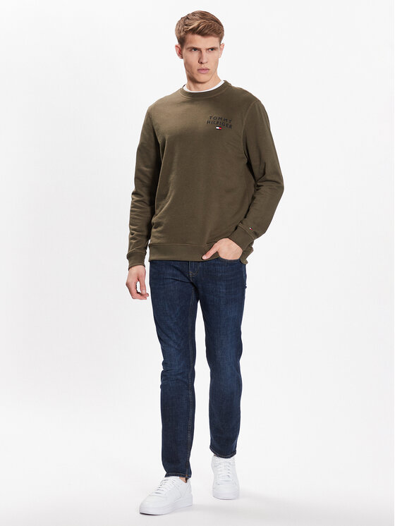 Tommy Hilfiger Tommy Hilfiger Mikina UM0UM02878 Khaki Regular Fit