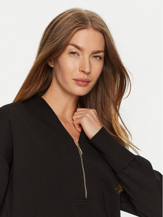ACCESS FASHION ACCESS FASHION Bluza 44-2143-749 Czarny Regular Fit