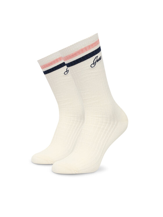 Guess Guess Lange Socken V5RZ04 Z3LH0 Écru