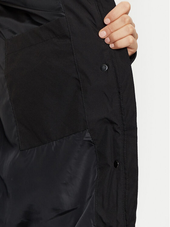 4F 4F Žieminė striukė 4FWAW24TDJAF476 Juoda Regular Fit