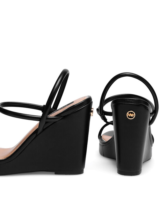 Nine West Nine West Sandały WFA2624-1 Czarny