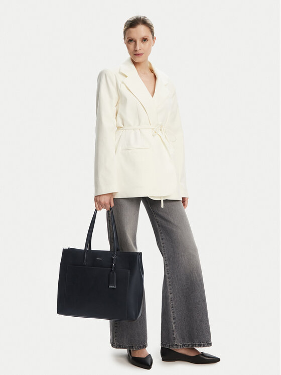 Calvin Klein Calvin Klein Τσάντα Ck Must Medium Shopper W/Pocket K60K613019 Μαύρο