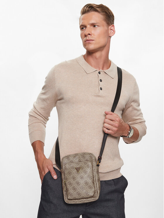 Guess Guess Crossover torbica Vezzola Smart HMEVZL P3163 Bež