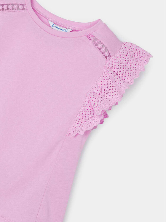 Mayoral Mayoral Bluse 3082 Rosa Regular Fit