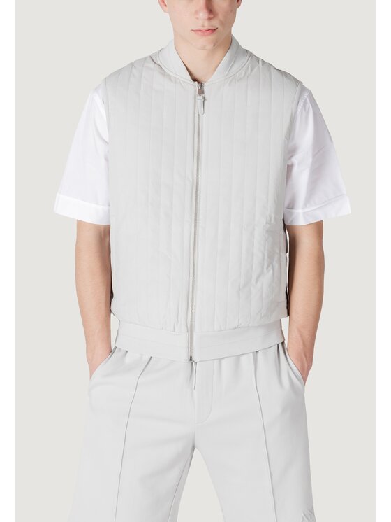 Antony Morato Antony Morato Kurtka skórzana REGULAR FIT Szary Regular Fit