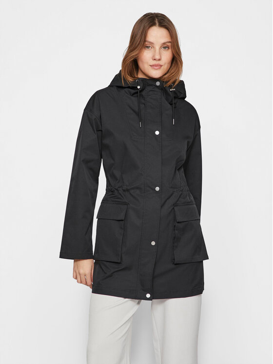 Vila Parka Kahara 14089615 Melns Regular Fit