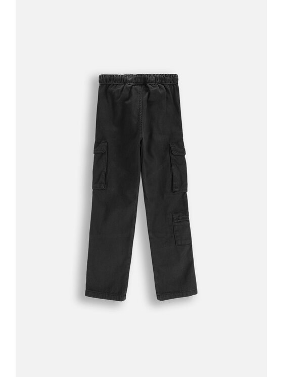 Coccodrillo Coccodrillo Bavlnené nohavice ZC5119101CBJ-021 Čierna Regular Fit