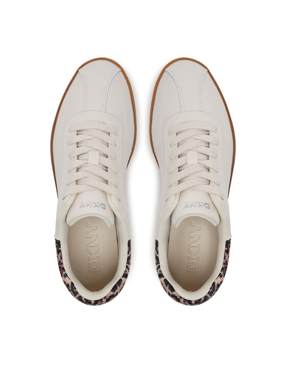 DKNY DKNY Sneakersy K1567385 Krémová
