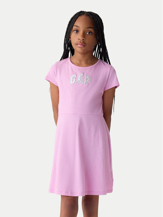 Gap Kleid für den Alltag 404809 Rosa Regular Fit | Modivo.de