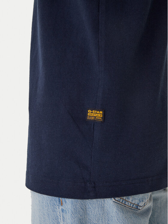 G-Star Raw G-Star Raw T-Shirt G Icon Graphic D28823-E385 Granatowy Regular Fit